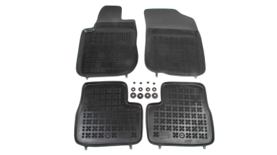 Set covorase auto din cauciuc Peugeot 208, 04.2012- , presuri tip tavita marca Rezaw Plast