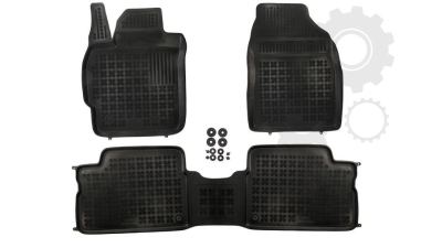 Set covorase auto din cauciuc Toyota Auris 02/2007-2012 , presuri tip tavita marca Rezaw Plast, 3 bucati