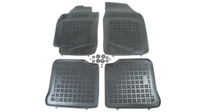 Set covorase auto din cauciuc Toyota Corolla 05/1995 -12/2000 , presuri tip tavita marca Rezaw Plast