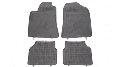 Set covorase auto din cauciuc Toyota Avensis T25, 04.2003-10.2008, presuri tip tavita marca Rezaw Plast