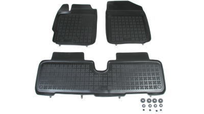 Set covorase auto din cauciuc Toyota Yaris 2005 - 2011 , presuri tip tavita marca Rezaw Plast