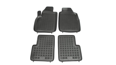 Set covorase auto din cauciuc Fiat 500 dupa 2007 , presuri tip tavita marca Rezaw Plast