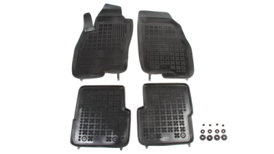 Set covorase auto din cauciuc Fiat Punto 3, dupa 2012 , presuri tip tavita marca Rezaw Plast