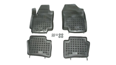 Set covorase auto din cauciuc Hyundai i20 dupa 2009 , presuri tip tavita marca Rezaw Plast