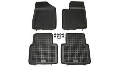 Set covorase auto din cauciuc Hyundai Sonata 4, dupa 2005 , presuri tip tavita marca Rezaw Plast