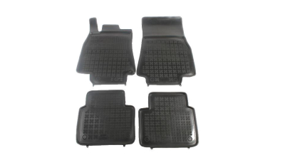 Set covorase auto din cauciuc Mercedes Clasa B W245 2005-2011 , presuri tip tavita marca Rezaw Plast