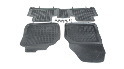 Set covorase auto din cauciuc Renault Trafic 2, dupa 2001 , presuri tip tavita marca Rezaw Plast