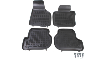 Set covorase auto din cauciuc Seat Leon 2, 2005-2013 , presuri tip tavita marca Rezaw Plast