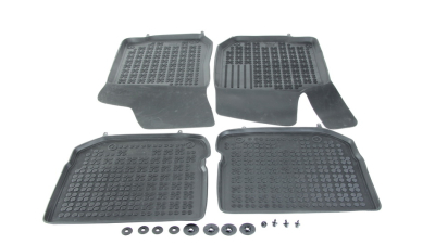 Set covorase auto din cauciuc Seat Leon 1,1999 - 2005 / Toledo 1999-2004 , presuri tip tavita marca Rezaw Plast