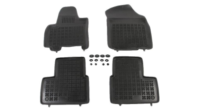 Set covorase auto din cauciuc Suzuki SX4 2006-2013, cu extinctor , presuri tip tavita marca Rezaw Plast