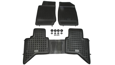 Set covorase auto din cauciuc Isuzu D-Max 2, dupa 2012 , presuri tip tavita marca Rezaw Plast