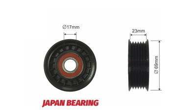 Rola intindere curea transmisie Ford Focus 1998-, Mondeo 1996-, Mazda 3 2003-, Bmw Seria 5 2005-, Tribute 2000-, NTY RRK-FR-000