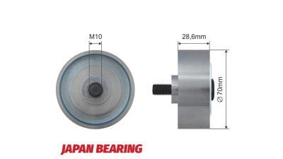 Rola curea transmisie Toyota Land Cruiser Prado 120 2002-2009, Toyota Land Cruiser Prado 150 2009-, Hilux 2002-, Hiace 2004-, NTY RRK-TY-004