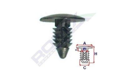 Clips fixare Daewoo Matiz Ii, 01-, Aftermarket RX10021