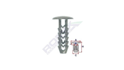Clips fixare, Agrafa Fiat Fiorino, 91- Aftermarket RX10074