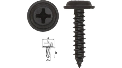 Surub fixare BestAutoVest RX40506Z, aplicatii multiple; cleme universale; 25 buc.
