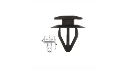Clips, Agrafa fixare bandouri Subaru Forester, 03- Aftermarket RX4126