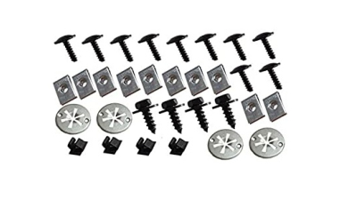 Set fixare scut protectie sub motor Beetle (1c/9c/1y), 01.1998-05.2005, Bora (1j5/1jm), 10.1998-11.2005, Caddy 2 (9u/9kv), 11.1995-01.2004, fixare scut sub motor
