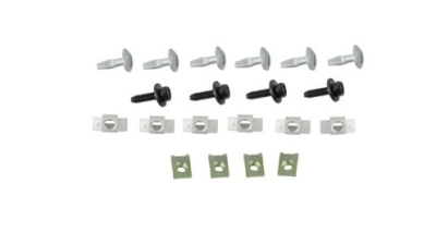 Set fixare scut protectie sub motor 407 Coupe, 10.2005-12.2011; 407, 05.2004-12.2010, fixare scut sub motor