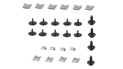 Set fixare scut protectie sub motor Clasa C (W203) 05.2000-03.2007; Clasa C (W204), 03.2007-2014; Clasa C Sportcoupe (Cl203), 11.2000-05.2008, fixare scut sub motor + scut transmisie