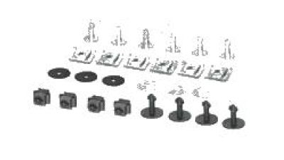 Set fixare scut protectie sub motor A4 (B5), 11.1994-09.2001; A4 (B6), 11.2000-11.2004 Motorizari Benzina, fixare scut sub motor