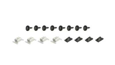 Set fixare scut protectie sub motor Punto Grande (199) 09.2005-02.2012, fixare scut sub motor