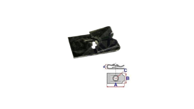 Clips, Agrafa fixare bandouri Mercedes W124+E-Kl., 84- Aftermarket RXA16043