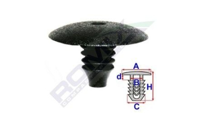 Clips fixare izolatie capota Aftermarket RXA82001