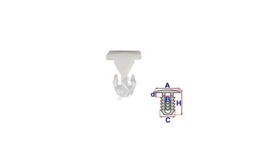 Clips, Agrafa fixare bandouri Mercedes W202(C-Kl), 93- Aftermarket RXC60355