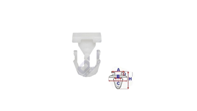 Clips, Agrafa fixare bandouri Mercedes W202(C-Kl), 93- Aftermarket RXC60399