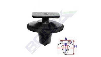 Clips, Agrafa fixare bandouri Honda Civic (Hb), 10.05-, Aftermarket RXC60755