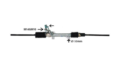 Caseta directie hidraulica Citroen Berlingo 1996-1999 , ZX 1993-1999, Peugeot 1996-11.1999; lungime 1170mm, M14, pt. producator ZF , brand SRLine Polonia