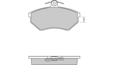 Placute frana fata Seat Cordoba Vario (6k5), 08.1996-12.2002, marca SRLine S70-0005