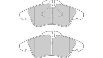 Placute frana fata Volkswagen Lt 28-46 2 Platform / Chassis (2dc, 2df, 2dg, 2dl, 2dm), 04.1996-07.2006, marca SRLine S70-0008