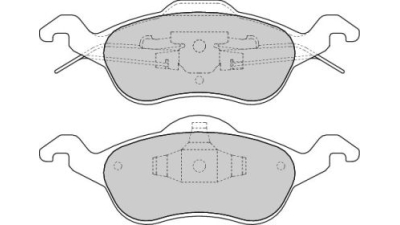 Placute frana fata Ford Focus (Daw, Dbw), 10.1998-12.2007, marca SRLine S70-0013