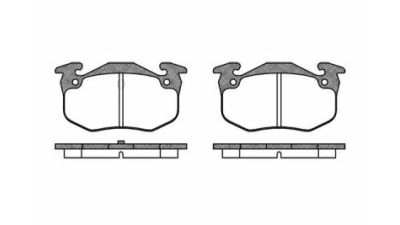 Placute frana fata Renault Espace 2 (J/S63), 01.1991-10.1997, marca SRLine S70-0019