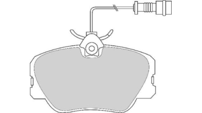Placute frana fata Mercedes 190 (W201), 10.1982-08.1993, marca SRLine S70-0029