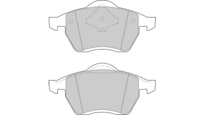 Placute frana fata Seat Alhambra (7v8, 7v9), 04.1996-03.2010, marca SRLine S70-0035