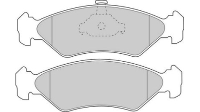 Placute frana fata Ford Fiesta 3 (Gfj), 01.1989-01.1997, marca SRLine S70-0046