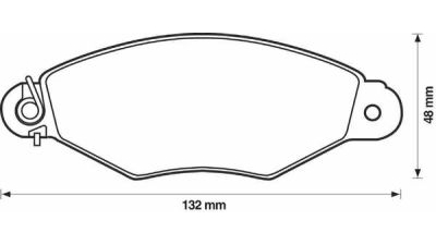 Placute frana fata Renault Kangoo Express (Fc0/1), 08.1997-, marca SRLine S70-0047