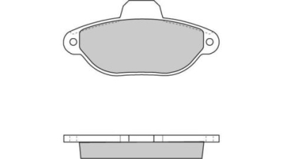 Placute frana fata Fiat Panda (169), 09.2003-, marca SRLine S70-0050