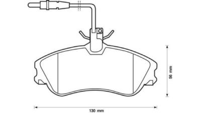 Placute frana fata Peugeot 306 Break (7e, N3, N5), 06.1994-04.2002, marca SRLine S70-0052