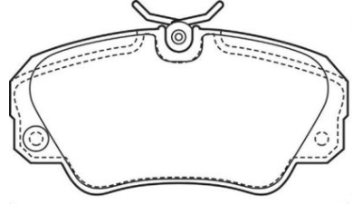 Placute frana fata Opel Omega A (16, 17, 19), 09.1986-05.1994, marca SRLine S70-0092