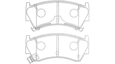 Placute frana fata Nissan Almera 1 (N15), 07.1995-07.2000, marca SRLine S70-0102