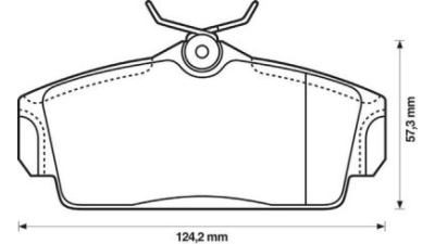 Placute frana fata Nissan Almera 2 (N16), 06.2000-, marca SRLine S70-0106