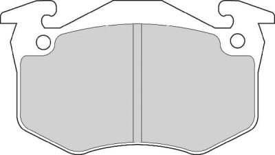 Placute frana fata Renault Twingo 1 (C06), 03.1993-10.2012, marca SRLine S70-0111
