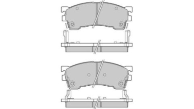 Placute frana fata Ford Probe 2 (Ecp), 09.1992-03.1998, marca SRLine S70-0115