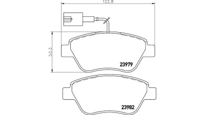 Placute frana fata Peugeot Bipper (Aa), 02.2008-, marca SRLine S70-0118