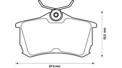 Placute frana fata Peugeot 306 Hatchback (7a, 7c, N3, N5), 01.1993-10.2003, marca SRLine S70-0122