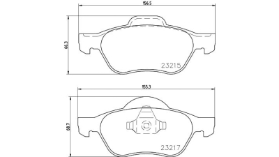 Placute frana fata Renault Laguna 3 (Bt0/1), 10.2007-, marca SRLine S70-0131